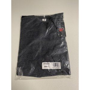 New Balance Women's Impact Mesh Short Sleeve, Black Heather, Large